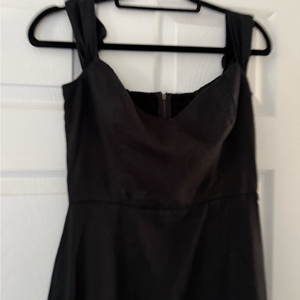 Reformation Black Midi Dress - Picture 2 of 6